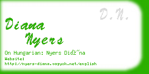 diana nyers business card